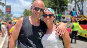 Os Hermandes curtindo as prévias de Maceió - Letícia Pascoalino/TNH1