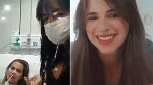 Jovem baleada na cabeça pela PRF tem alta após dois meses - Reprodução