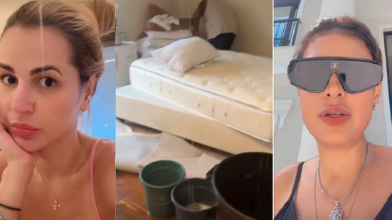 Imagem Simone Mendes e Deolane Bezerra têm casas invadidas por chuva