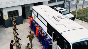 Secretaria de Segurança Pública transferiu 21 presos faccionados para o Presídio de Segurança Máxima em Maceió - Divulgação / SSP-AL