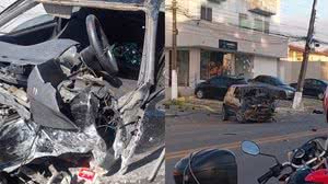 Imagem Um morre e outro fica ferido após carro bater em poste na Santa Amélia; vítima "voou" 20 metros