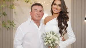 Amado Batista e Calita Franciele oficializam união - Reprodução / Instagram @calitafransouza