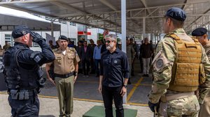 Tenente-coronel Henrique Jatobá passou o cargo para o major Diego Sarmento - Foto: Wesley Ferreira / Ascom P