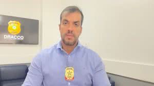 O delegado João Marcello, da Seção Antissequestro da Dracco - Reprodução / Ascom PC-AL