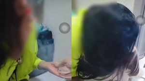 Mulher tragou cigarro e soprou a fumaça na boca do cachorro - Foto: Reprodução / TV Pajuçara