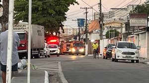 Incêndio em quarto de pousada na Pajuçara mobiliza Corpo de Bombeiros - Cortesia ao TNH1