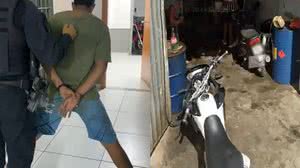 Autor das facadas contra dono de oficina foi preso no mesmo dia do crime - Montagem TNH1