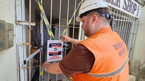 Interdições acontecem de forma preventiva, para evitar acidente e salvaguardar a vida dos moradores. - Foto: Ascom Defesa Civil Maceió