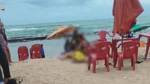 Namorada fez live momentos antes de homem ser executado na Praia da Sereia - Cortesia