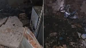 explosão destrói apartamento e homem é socorrido com 80% do corpo queimado na Jatiúca - Reprodução / Corpo de Bombeiros