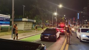 O acusado foi levado à Central de Flagrantes para ser autuado - Foto: Cortesia/PCAL