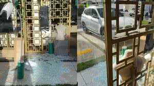 Empresária registra destruição em vídeo - Foto: Reprodução