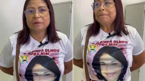 Mônica Costa Reis, mãe de Roberta Dias, acompanhou os três dias de julgamento na 4ª Vara de Penedo - Reprodução / MPAL