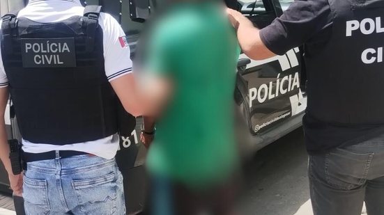 Pai é preso suspeito de estuprar a própria filha de 10 anos em Alagoas - Divulgação / PC-AL