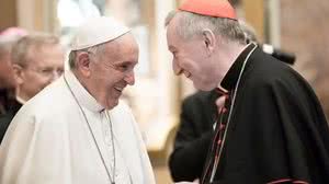Papa Francisco e Cardeal Pietro Parolin - Divulgação/BBC