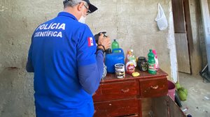 Perícia realizada na residência da família de Ana Beatriz - Arquivo