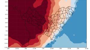 Fim de semana tem alerta meteorológico para regiões de Alagoas - Divulgação / Semarh