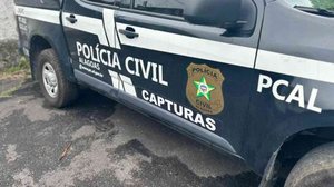 Crime foi registrado em Passo de Camaragibe e suspeito foi preso na capital alagoana - Foto: Cortesia/PCAL