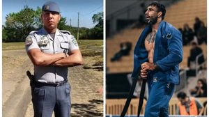O policial militar Henrique Otavio Oliveira Velozo, preso por ter matado o campeão mundial de jiu-jitsu Leandro Lo, em agosto de 2022. - Foto: Reprodução/Instagram