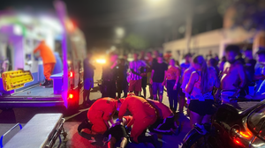 Imagem Homem é socorrido após ser vítima de tiros na Jatiúca