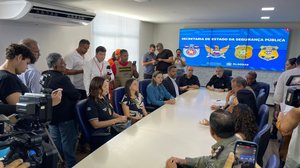 Caso Ana Beatriz: coletiva feita pela Secretaria de Segurança Pública detalhou como corpo foi encontrado - Eberth Lins/TNH1