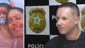 Lesão na coluna do menino Rhavy tinha 12 por 8 cm e causou ruptura no fígado, diz delegado - Reprodução/TV Pajuçara