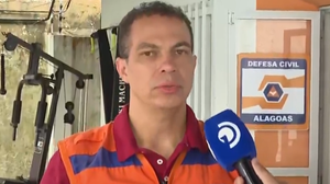 Douglas Gomes, da Defesa Civil estadual - Reprodução/TV Pajuçara