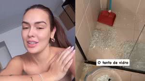 Ex-BBB leva 14 pontos após box estourar durante banho - Reprodução / Instagram