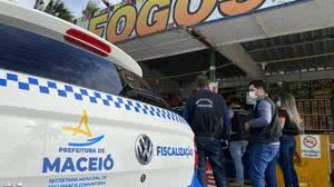 Ação possui o objetivo de garantir que a comercialização de fogos ocorra de forma segura, organizada e dentro da legalidade. - Foto: Arquivo/Ascom Semsc