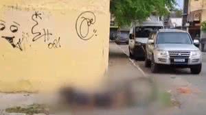 Homem é morto a tiros enquanto andava de bicicleta na Jatiúca - Reprodução