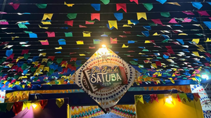 Pátio onde acontecem os shows juninos, em Satuba - Foto: Reprodução/Instagram Prefeitura de Satuba