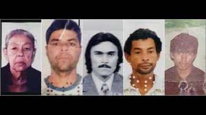 Maria Elizete, Lice de Souza, José Rodrigues, João José e José Carlos