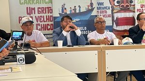 Presidente do Comitê, Maciel de Oliveira, fala com a imprensa em Brasília - Foto: Eberth Lins/TNH1