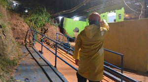 Em Maceió, chuvas causaram deslizamentos em áreas de risco - Foto: Cortesia ao TNH1