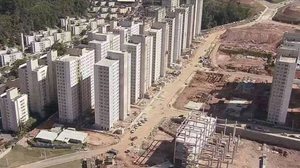 Construções do condomínio Reserva Raposo em imagem de abril de 2024 - Foto: Google Street View/Reprodução