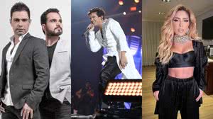 Zezé e Luciano, Luan Santana e Manu Bahtidão - Foto: Reprodução