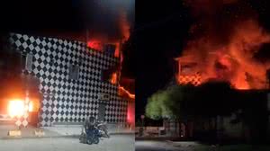 Incêndio foi debelado pelo Corpo de Bombeiros - Foto: Reprodução