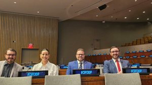 Wagner Saltorato, analista de pesquisa. Fabiana Lisboa, supervisora técnica, neuropsicóloga e especialista em Transtorno do Espectro Autista (TEA). Léo Loureiro, vice-presidente da APAE. Vanderson Gaburo, 1º diretor-secretário da Apae Brasil e diretor Soci