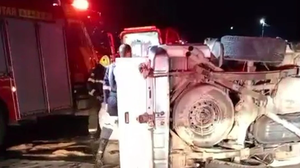 Tombamento após colisão entre veículos na AL 115 - Foto: Reprodução