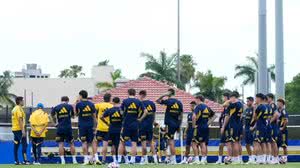 Elenco do Boca está treinando nos Estados Unidos, onde acontecerá o Mundial - Reprodução / Instagram Boca Jrs