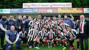 Goleiro do Botafogo Sub-15, Bruninho Samudio foi campeão do torneio Rimini Cup, na Alemanha - Henrique Lima / Botafogo