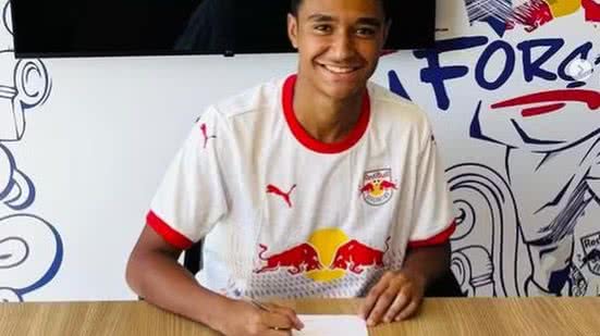 Pedro Severino, 19, do Red Bull Bragantino - Reprodução