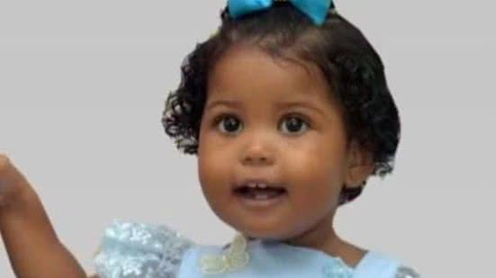 Layla Sofia Menezes, de um ano e 11 meses, foi morta com um tiro na cabeça em Areia Branca - Arquivo pessoal