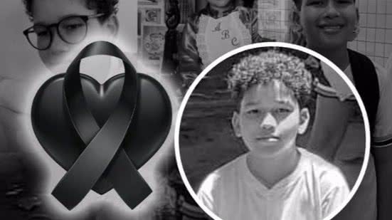 O menino Pierre Victor Pereira Silva, morto pelo próprio pai, que era major da reserva da PM - Reprodução / Centro Educacional Agostiniano de Palmeira dos Índios