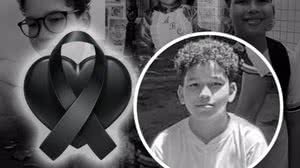 O menino Pierre Victor Pereira Silva, morto pelo próprio pai, que era major da reserva da PM - Reprodução / Centro Educacional Agostiniano de Palmeira dos Índios