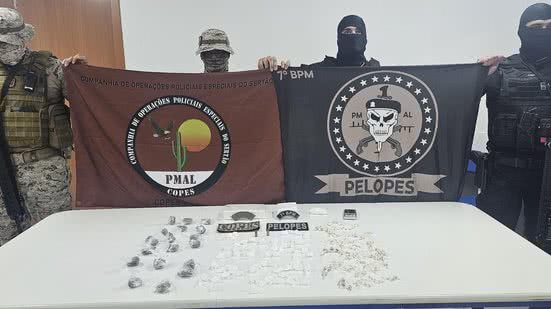 Maior parte dos entorpecentes é resultado do combate ao crime organizado no Sertão - Foto: Cortesia/PM