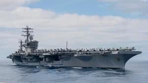 USS Nimitz é o porta-aviões que foi enviado pelos Estados Unidos para Israel - US Navy / Divulgação