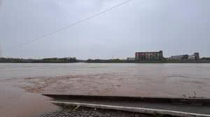Rio Taquari ultrapassou a cota de inundação nesta quarta-feira (18) em Lajeado - Leandro Fernandes / Prefeitura de Lajeado