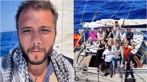 Barco com ativista brasileiro que tentava romper bloqueio a Gaza chega a Israel - Reprodução / Instagram