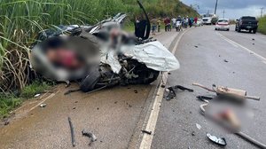 Grave acidente de trânsito na AL-105, em Porto Calvo - Foto: Cortesia ao TNH1